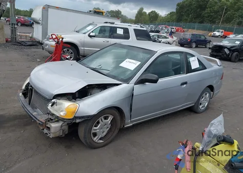 2001 Honda Civic Lx из США, поврежденный, VIN 1HGEM22501L085230